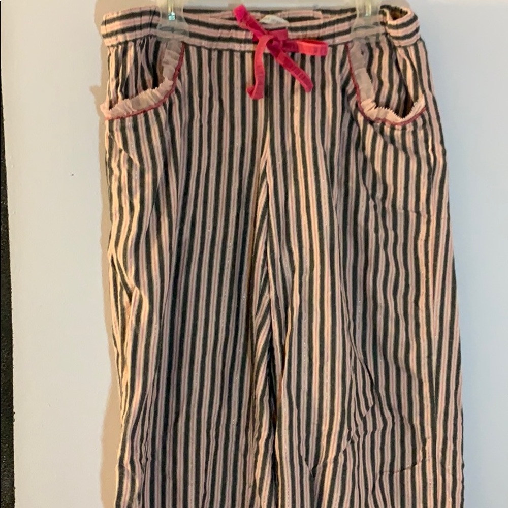 Stripped pajama pants